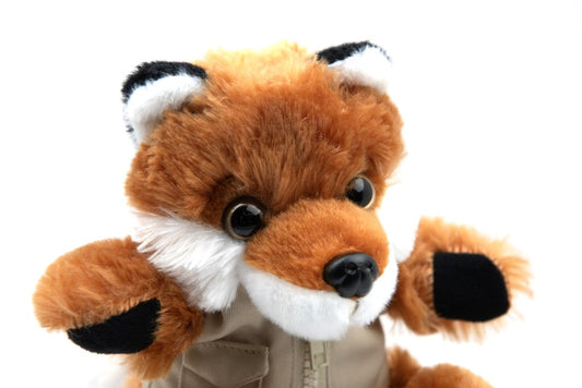 Red Fox Plush with Cleveland Metroparks Logo Vest