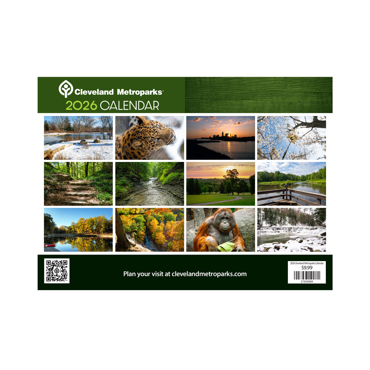 2026 Cleveland Metroparks Calendar