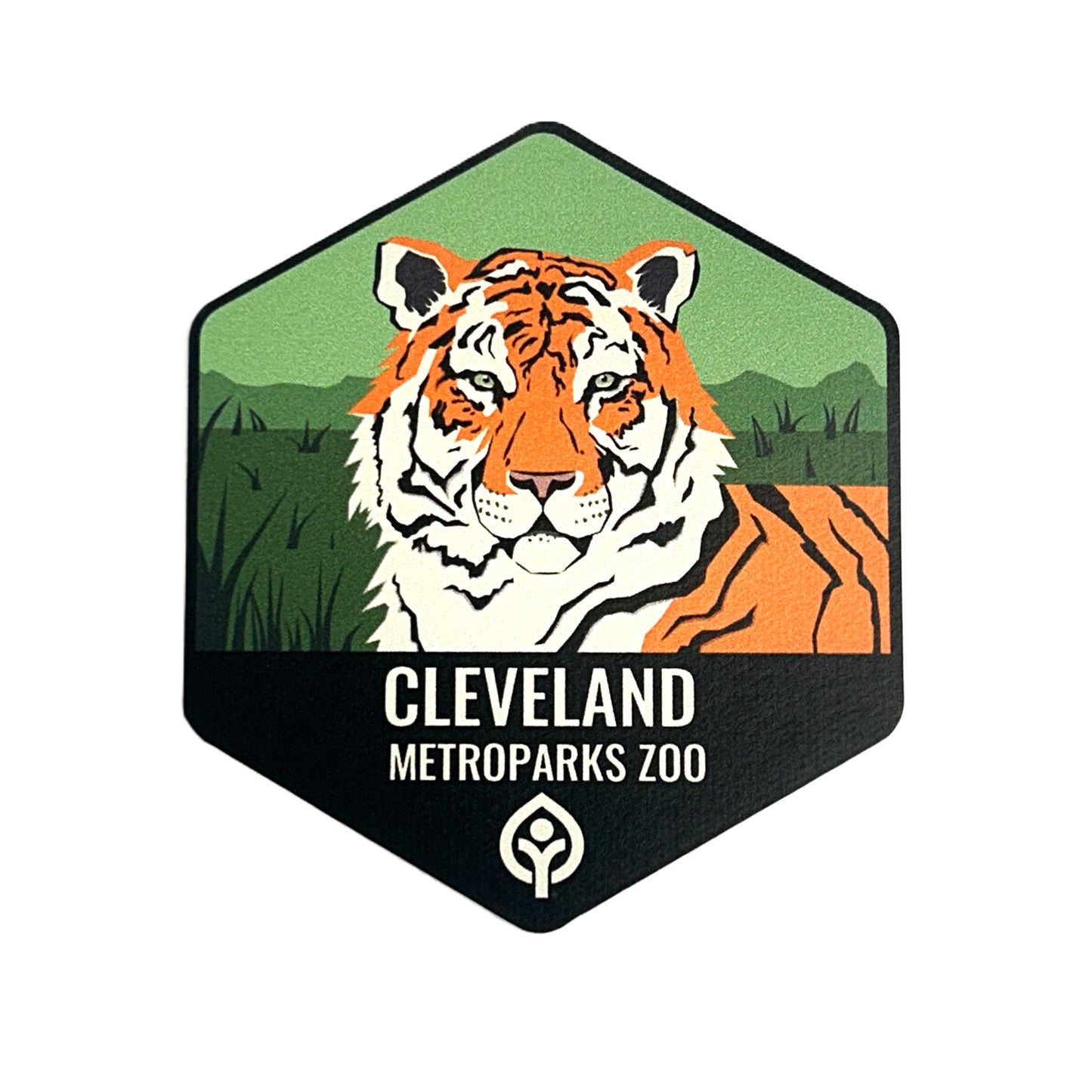 Cleveland Metroparks Zoo Tiger Sticker