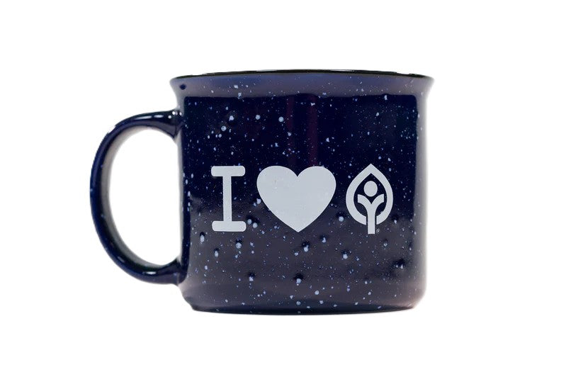 Blue I Heart Cleveland Metroparks Mug