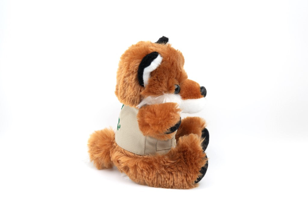 Red Fox Plush with Cleveland Metroparks Logo Vest
