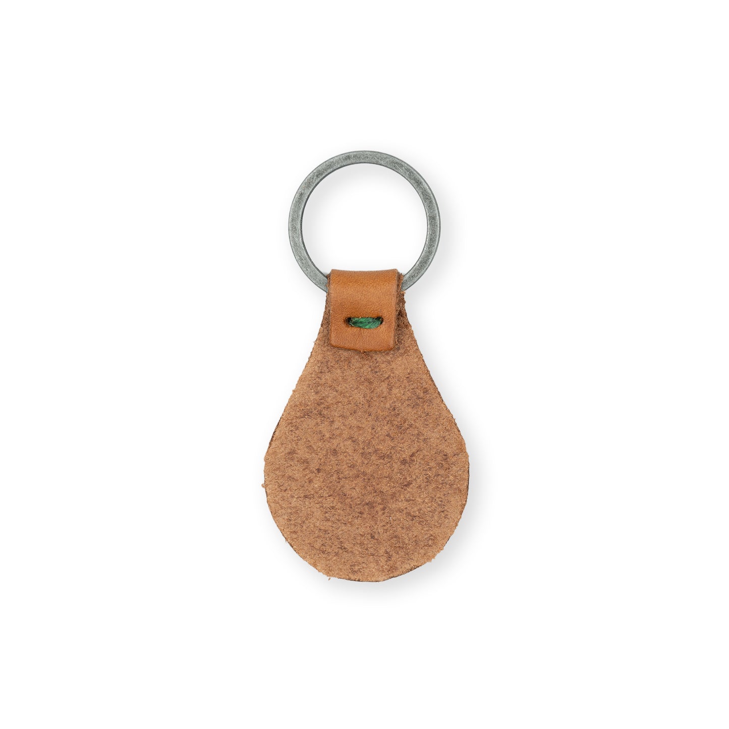 Leafman Logo Leather Keychain