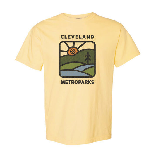 Short Sleeve Sunrise Tee in Yellow