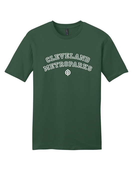 Collegiate Style Cleveland Metroparks Tee in Forest Green