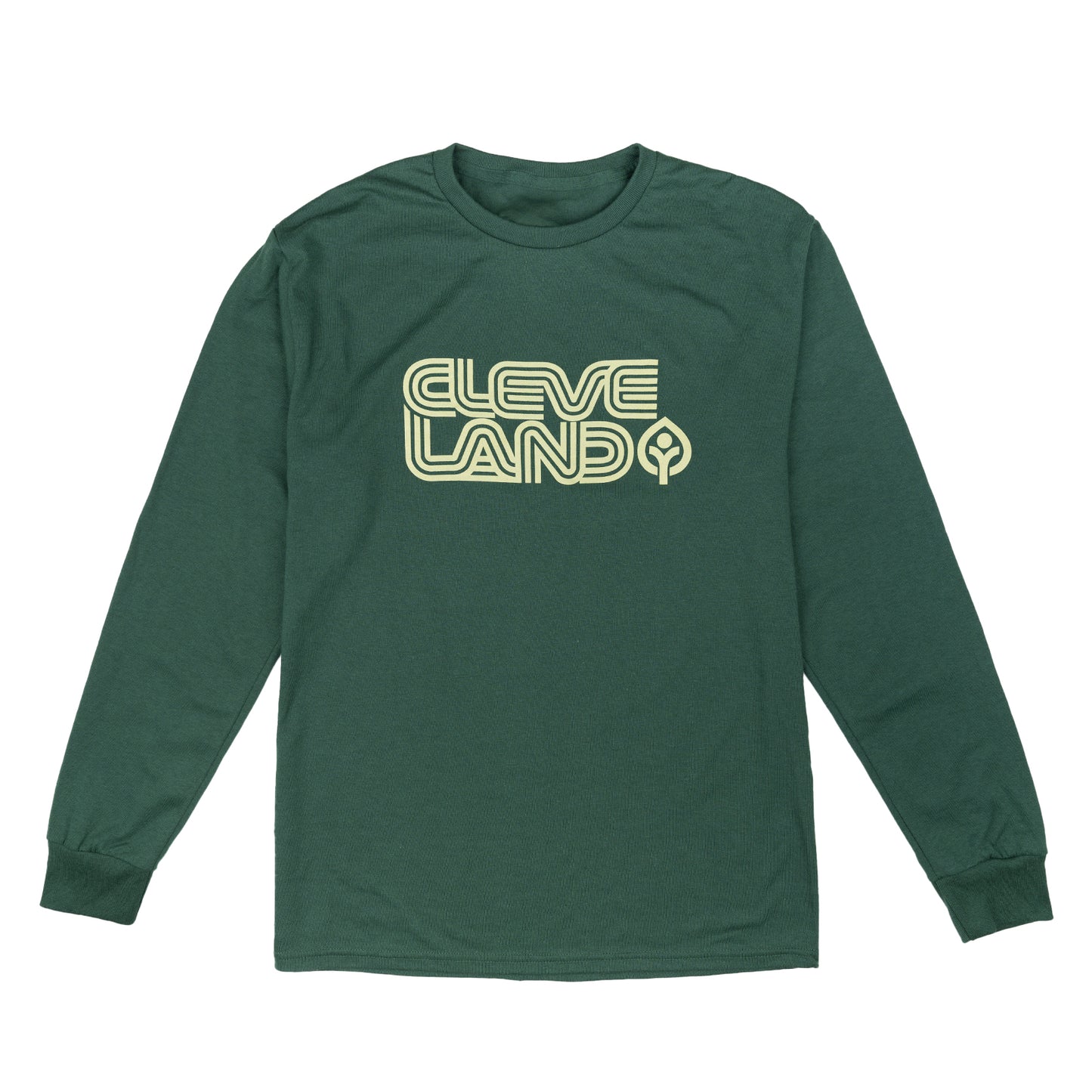Forest Green Cleveland Word Art Tee
