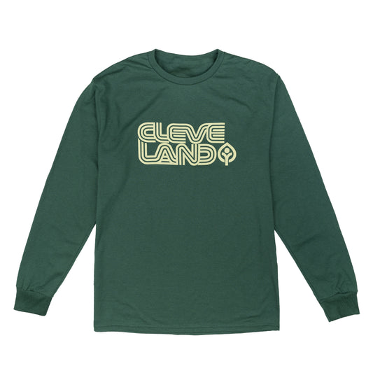 Forest Green Cleveland Word Art Tee