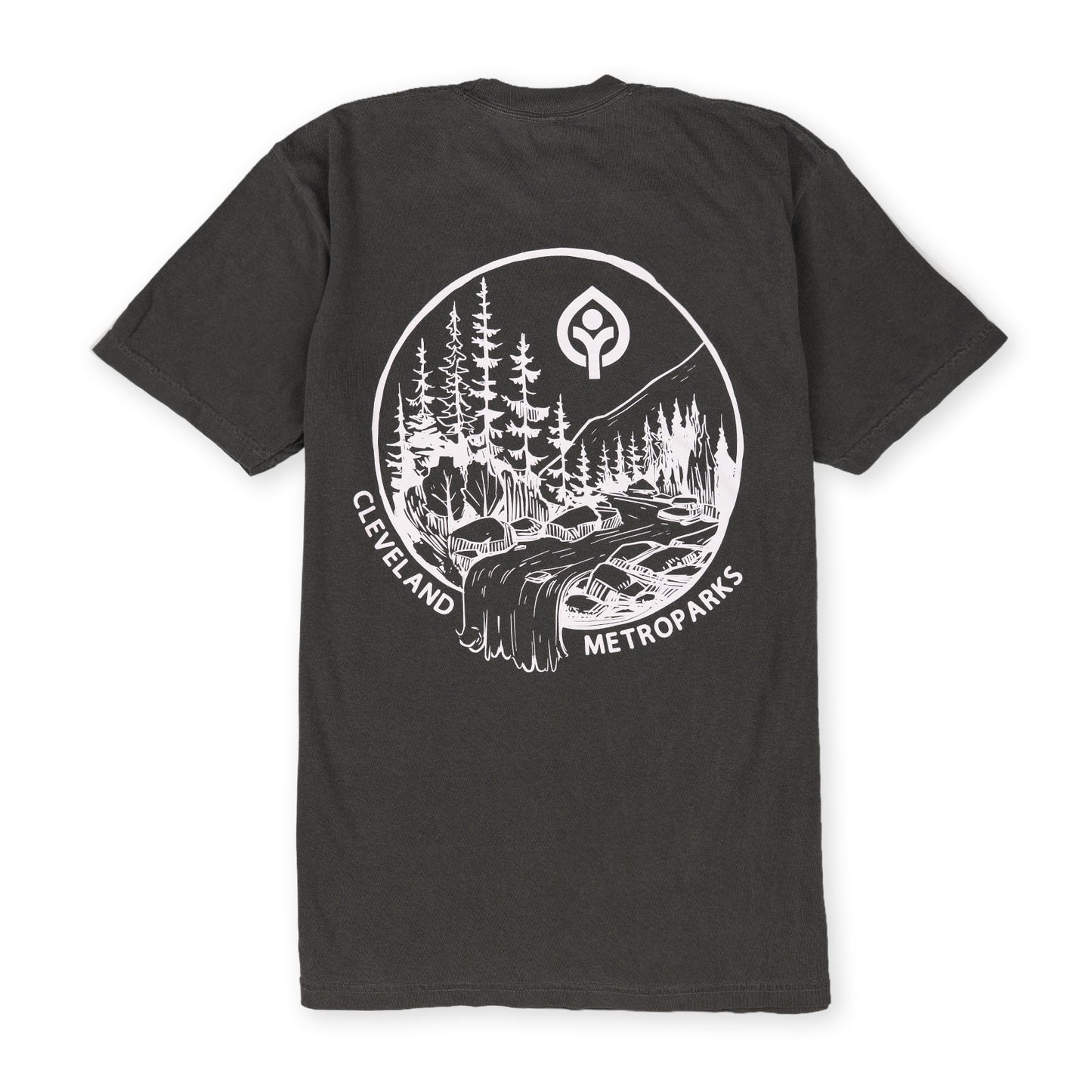 Landscape Tee in Charcoal Gray