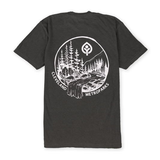 Landscape Tee in Charcoal Gray