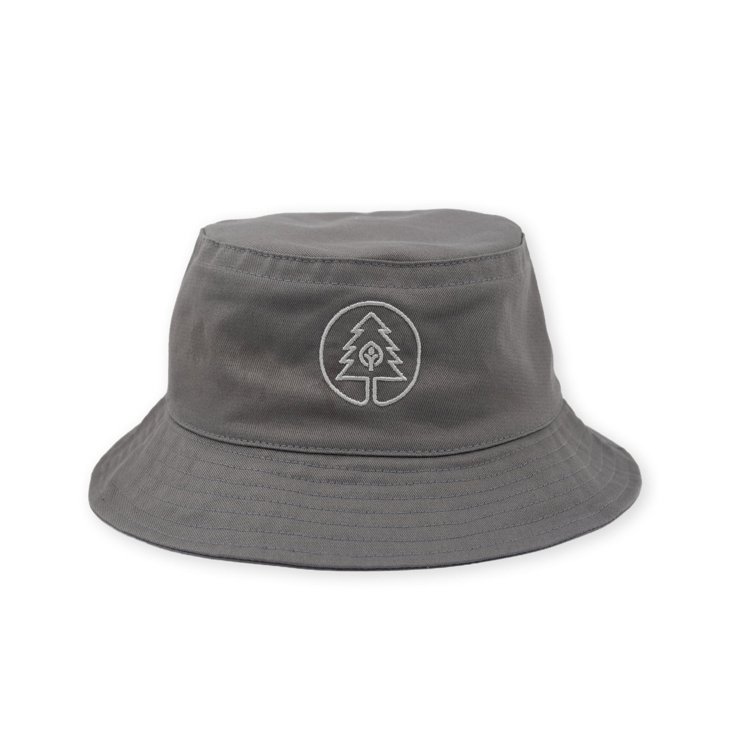Gray Tree Logo Bucket Hat