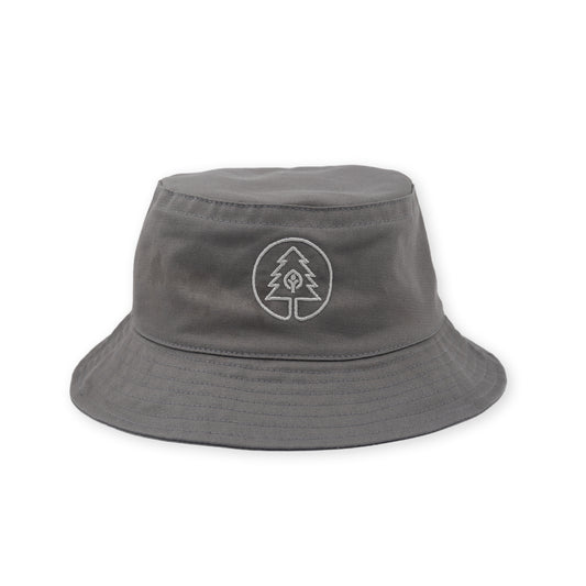 Gray Tree Logo Bucket Hat