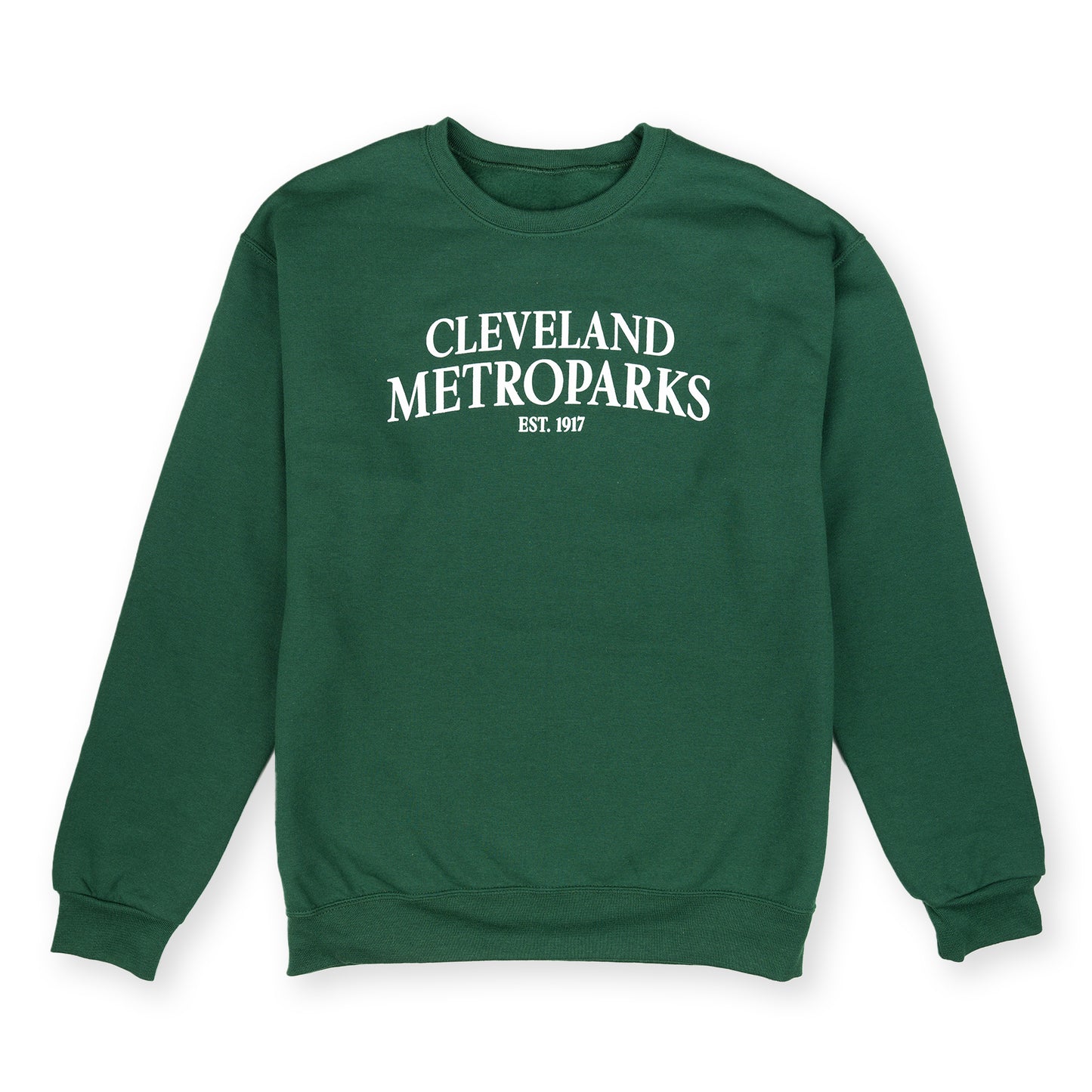 Cleveland Metroparks Est. 1917 Crew Sweatshirt in Green