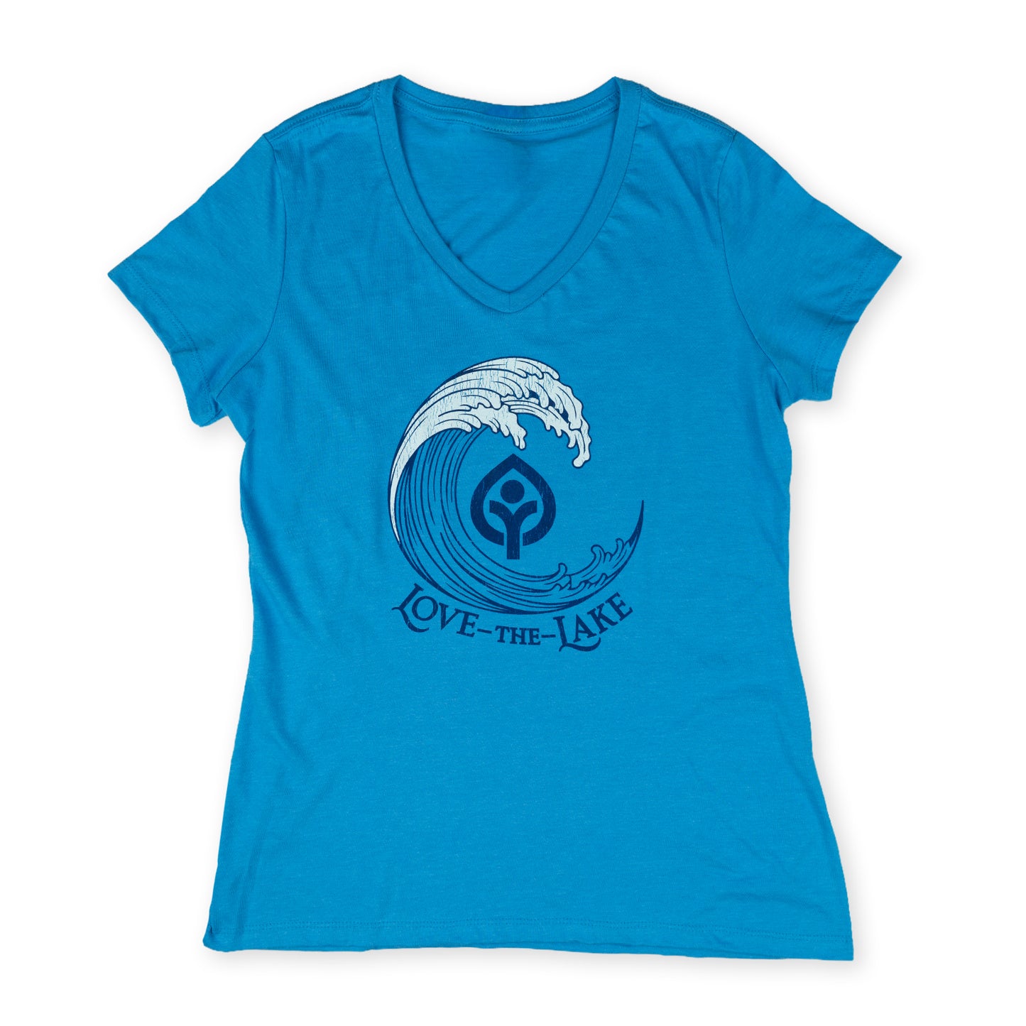 Love the Lake Women's V-Neck Tee