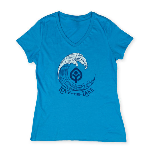 Love the Lake Women's V-Neck Tee