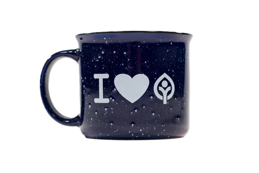 Blue I Heart Cleveland Metroparks Mug