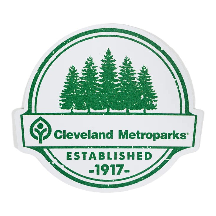 Cleveland Metroparks Established 1917 Sticker
