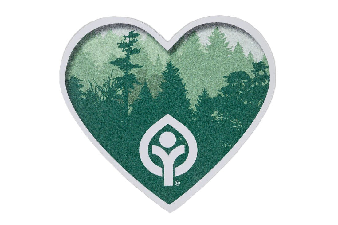 Cleveland Metroparks Heart Sticker with Trees