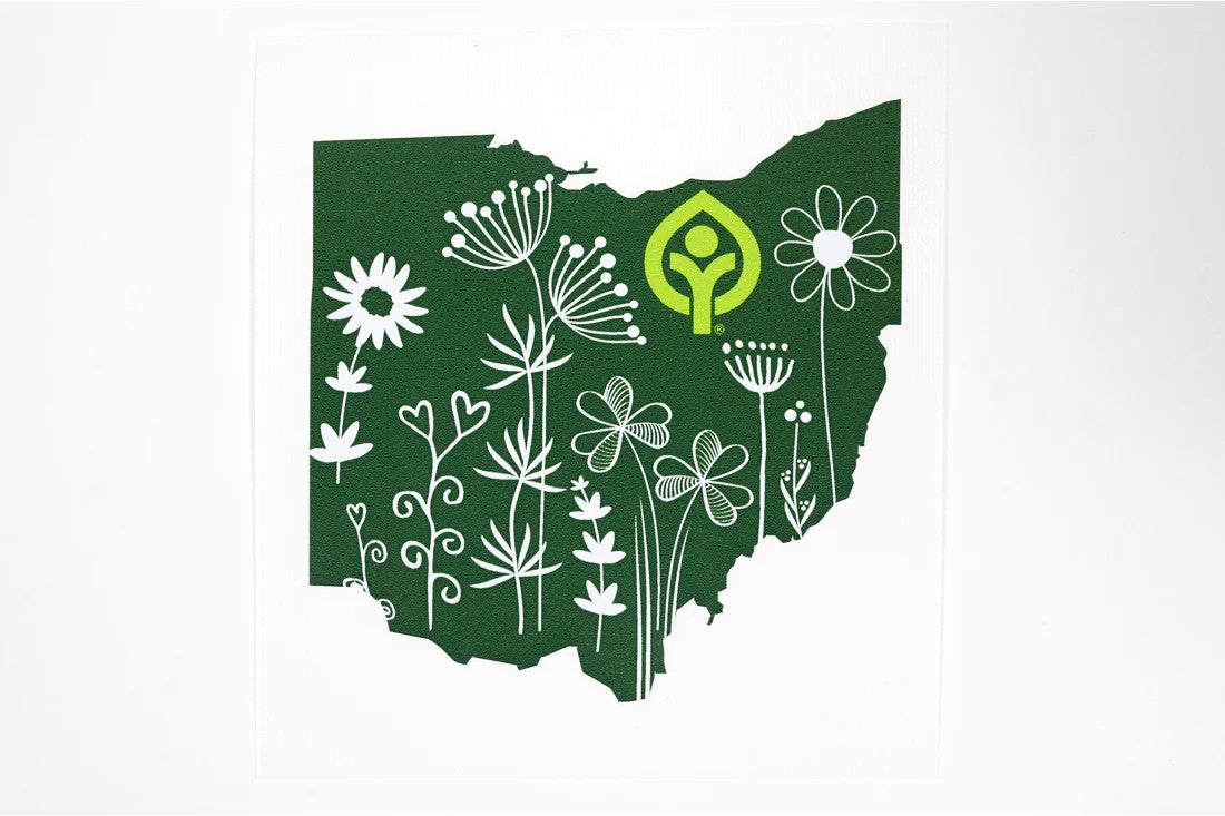 Ohio Flowers Sticker