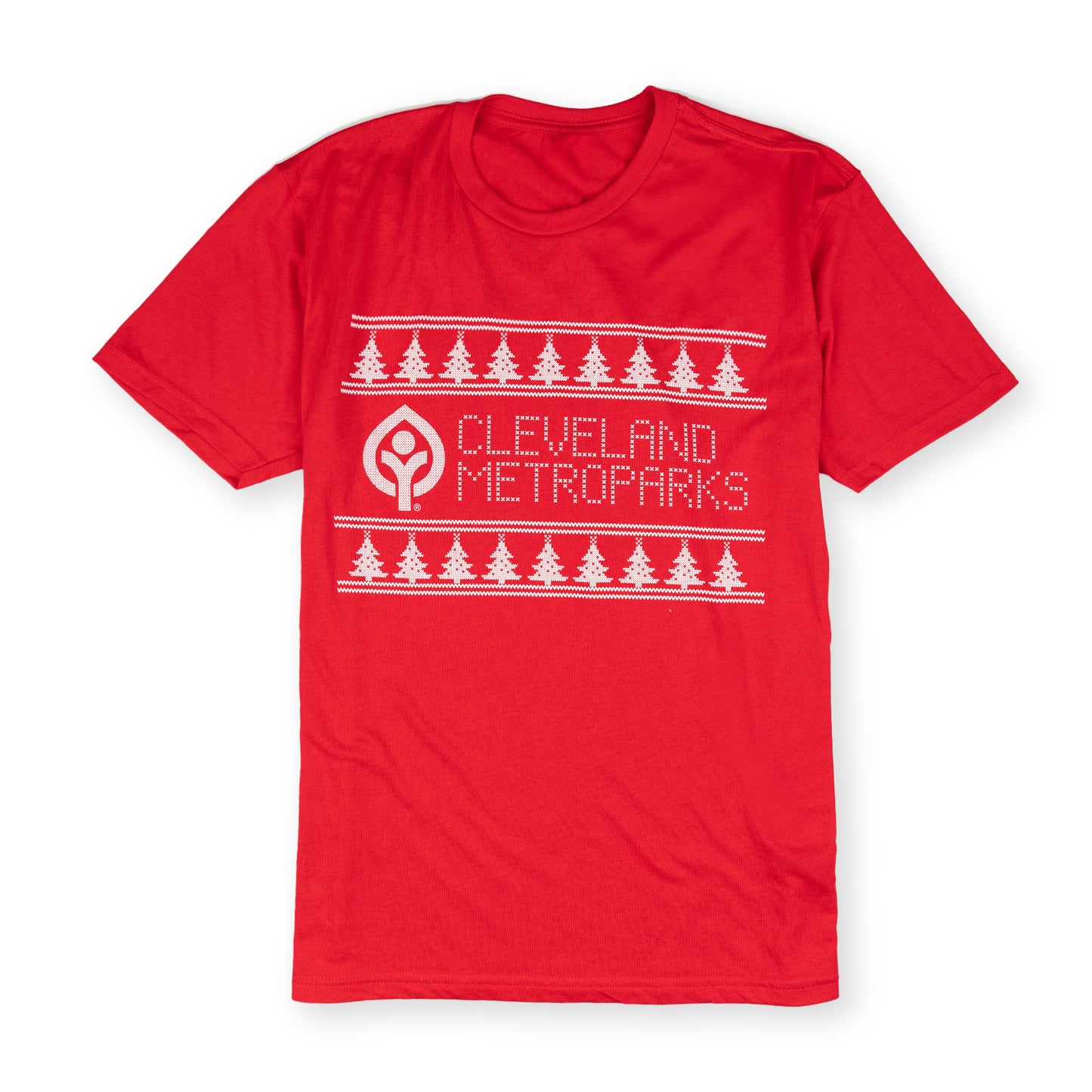 Cleveland Metroparks Red Holiday Tee