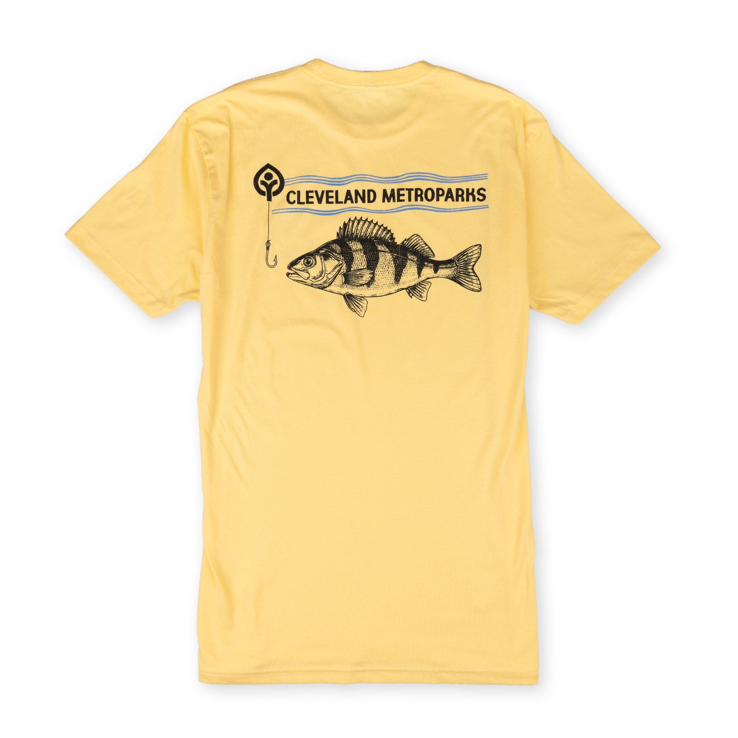 Yellow Cleveland Metroparks Fishing Tee
