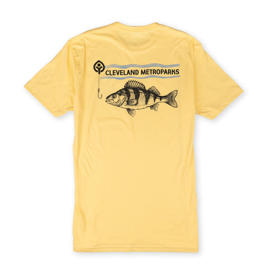 Yellow Cleveland Metroparks Fishing Tee