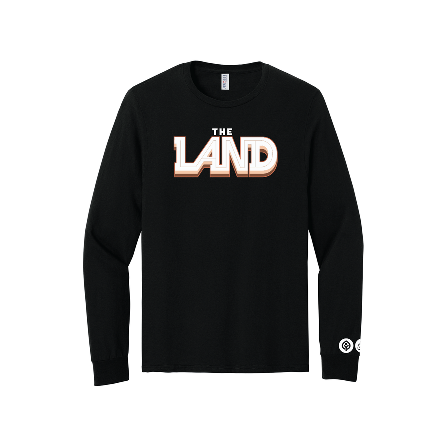 The Land Black Longsleeve Tee, LAND25