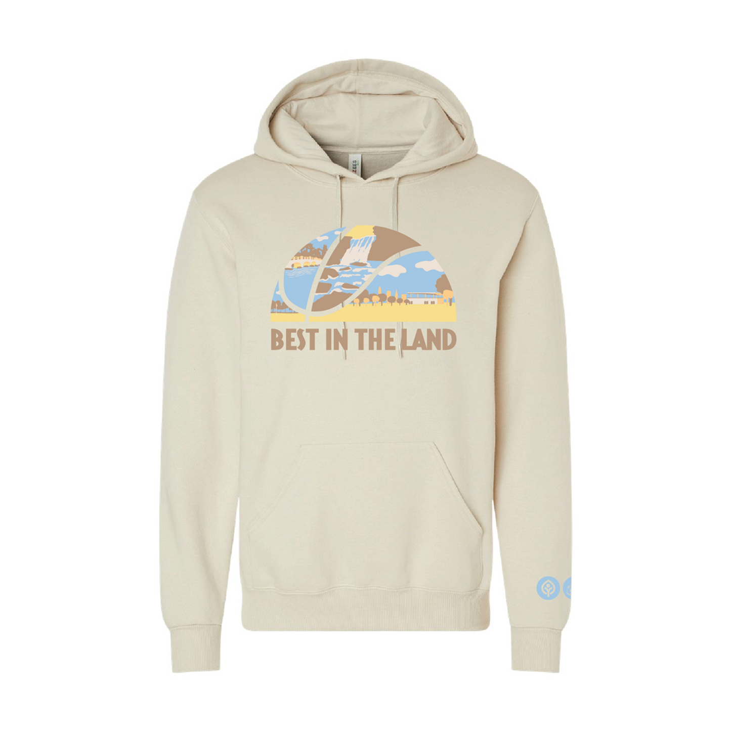Best in the Land Basketball Landscape Hoodie, LAND25