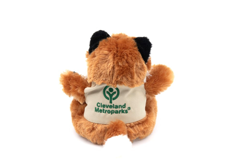 Red Fox Plush with Cleveland Metroparks Logo Vest