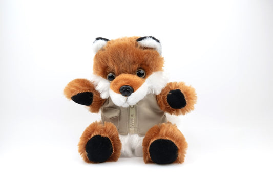Red Fox Plush with Cleveland Metroparks Logo Vest